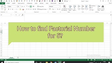 How to find Factorial and Double Factorial of a given number in Excel  #excel