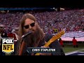 Super bowl lvii chris stapleton gives a moving rendition of the national anthem  nfl on fox