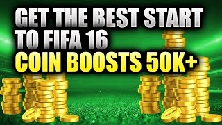 FIFA 16 - HOW TO GET THE BEST START - COIN BOOSTS screenshot 1