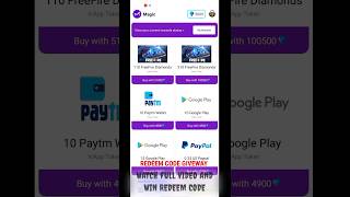 Magic app payment proof google play redeem code | How To Get Free redeem code 2023| #magicapp #short screenshot 2