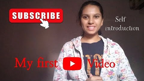 My first YouTube video ||ನನ್ನ ಕಿರು ಪರಿಚಯ || Channel and self introduction||