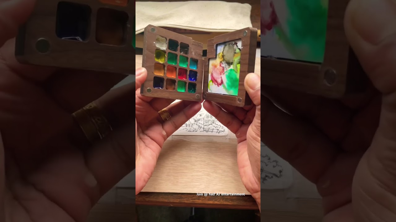 The Farm House🏡 ||2nd Tiny Painting/25||Tiny Painting kit idea