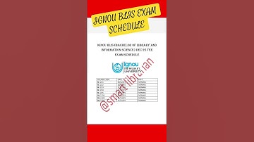 IGNOU BLIS EXAM SCHEDULE DEC 25 #ignou #ignouuniversity #blis #mlis#pgdlan #libraryscience#newdelhi