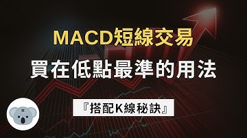 MACD短線交易，買在低點最準的用法！只要這樣搭配K線，解決macd失準！（附中文字幕）投資腦袋の熊敖