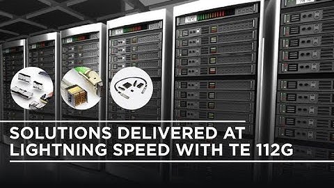 Innovation and Speed with TE Connectivity 112G Portfolio Solutions