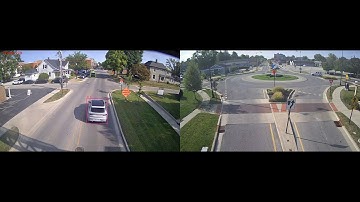 Multi-Camera Vehicle Tracking Example Video