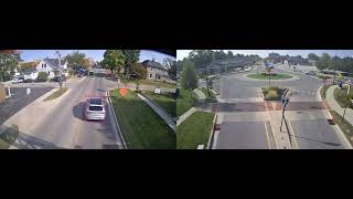 Multi-Camera Vehicle Tracking Example Video