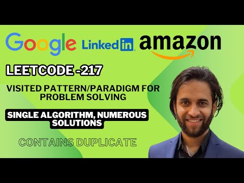 Contains Duplicate | Leetcode-217 | Blind-75 problems | Visited Pattern