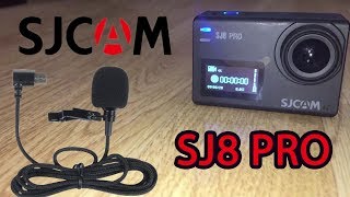 SJCAM SJ8 Pro с Аliexpress . Внешний микрофон. Распаковка, небольшой обзор экшн камеры.