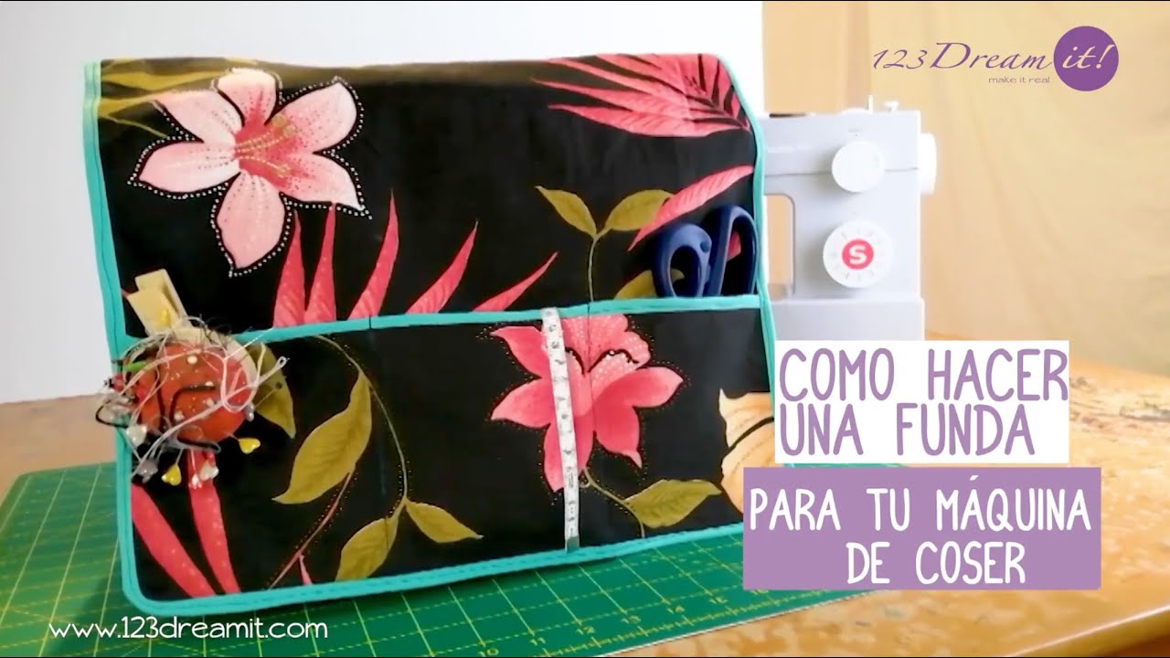 Funda para máquina de coser Tutorial Paso a Paso 