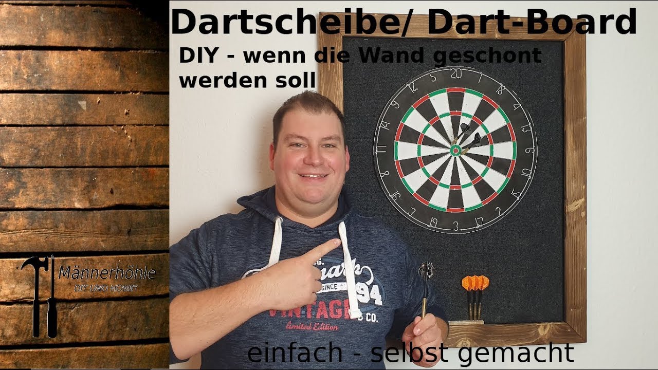 Dartscheibe/Dartboard DIY - neues aus der Männerhöhle 