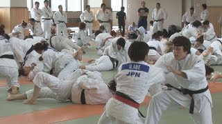 連覇目指す新井らが決意 柔道女子代表が強化合宿