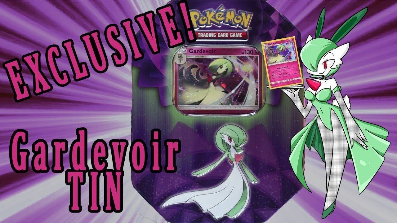 Gardevoir Pokemon Tin Opening! - YouTube