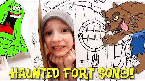 Father & Son HAUNTED FORT SONG! / (Ghosts & Werewolves)