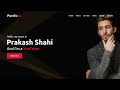 Complete responsive personal portfolio website using html css  javascript