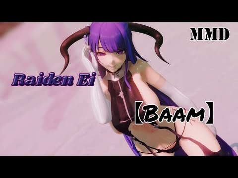 [MMD / Genshin Impact ] BAAM (Raiden Ei)