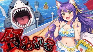 【ゆっくり実況】うp主、サメに食われる!?無人島でサメに襲われた結果がヤバい…!!【たくっち】【 バカゲー Brain Puzzle 2 】