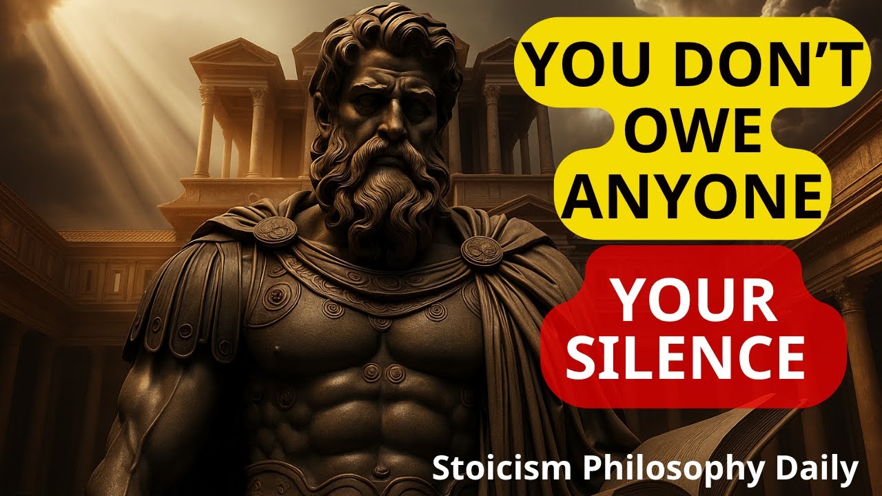 You Don’t Owe Anyone Your Silence | Stoicism Philosophy Daily