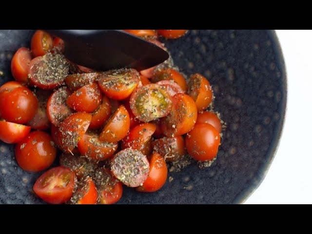 Air Fryer Roasted Tomatoes - Jersey Girl Cooks