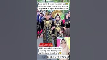 PENGANTIN VIRAL DI LOMB0K BOS JEPANG MENIK4H KEMBALI #viralvideo #pernikahan #wedding