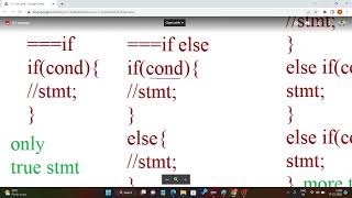 CONDITIONAL STATEMENTS (IF,IF-ELSE,ELSE-IF ,NESTED IF) IN JAVA