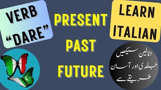 Learn Italian verb:"dare"|present|past|future| tense conjugation screenshot 4