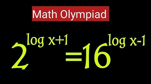 A Nice Logarithmic Equation with Surprising Solution | Find x!!