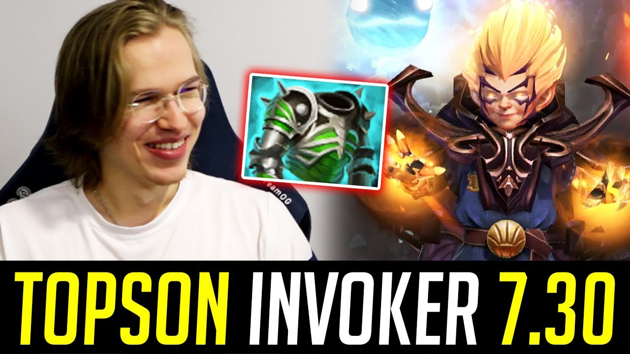 Topson INVOKER in 7.30 Update - RAT DOTA! DOTA 2
