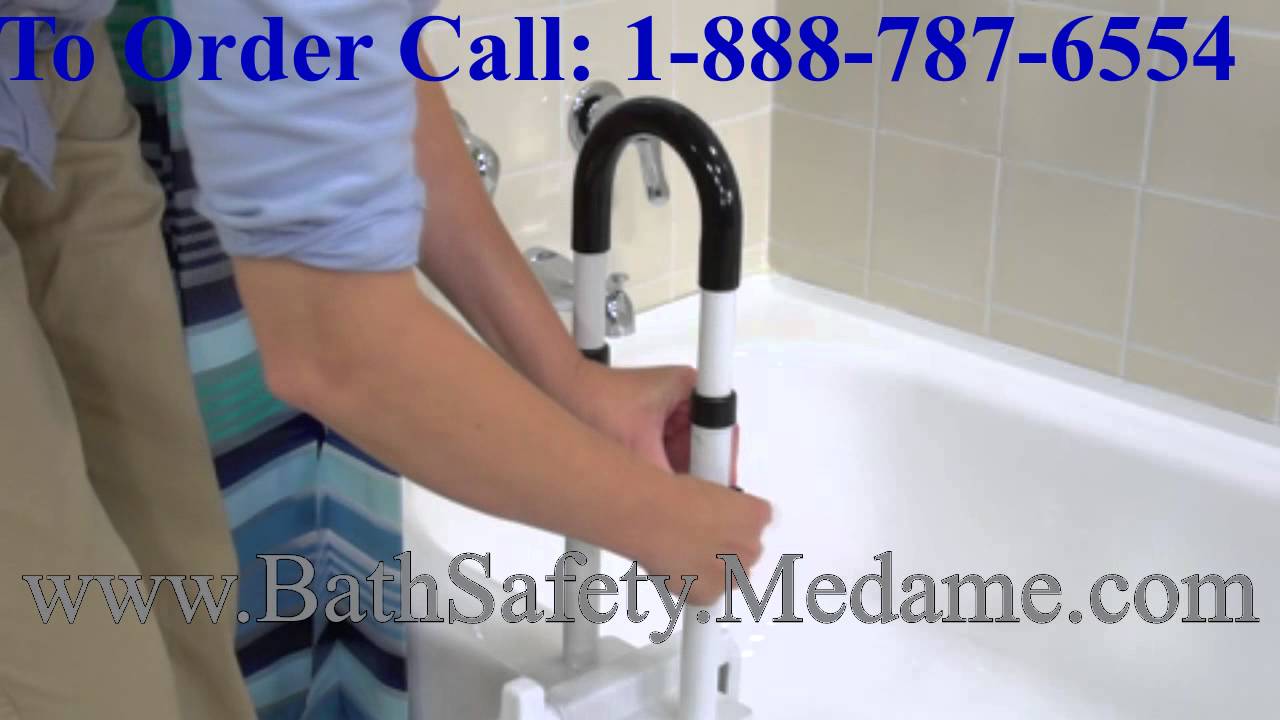 Drive Bathtub Safety Rail, Adjustable Height