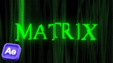 Matrix Text - After Effects Tutorial (NO PLUGINS)