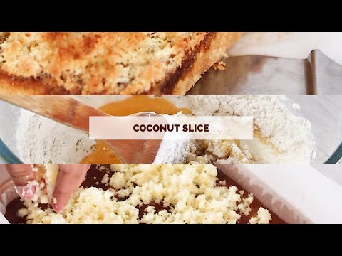 If you have coconut, make this scrumptious coconut slice! | Australia's Best Recipes