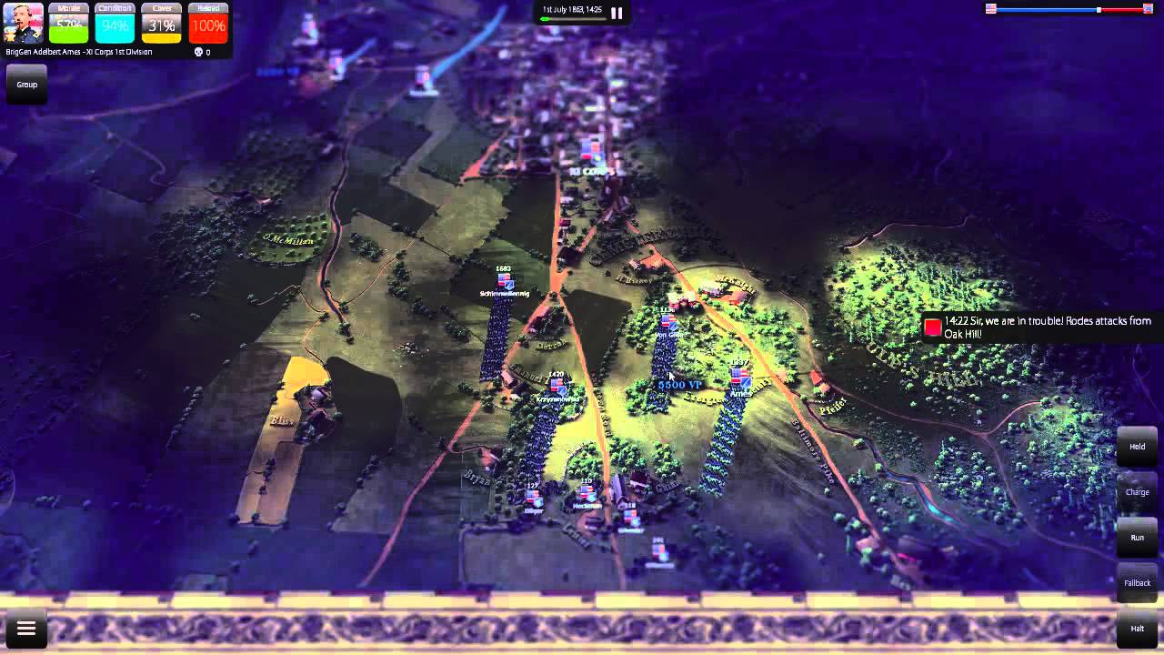 games people play Ultimate General: Gettysburg Stream