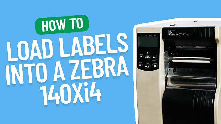 How to Load Thermal Labels into a Zebra 140Xi4 | Smith Corona Labels