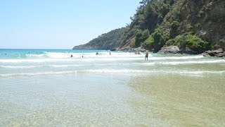 Paradise beach on Thassos island, Greece. Best beach of Thasos Пляж Тасос Греция Греція Парадайс