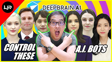 DeepBrain AI - Controlling These AI Human Bots with AI Studios