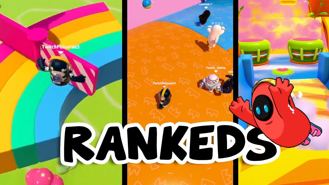 Fall Guys Raned Así SERÌAN las RANKEDS en Fall Guys. | #1 - YouTube