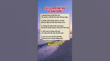 Các cụ dạy,bí mật nhỏ về nhân tướng #danhngon #trietlysong #baihoccuocsong