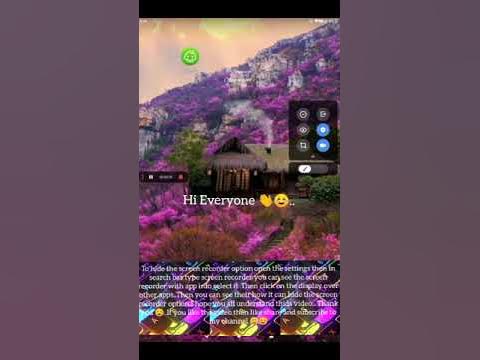 How To Hide Screen Recorder Icon In Lenovo M10/#Shorts - YouTube