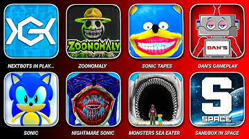 Nextbots in Playground Mod Update All Zoochosis,Zoonomaly Prison Run,Sonic Tapes OBBY Update