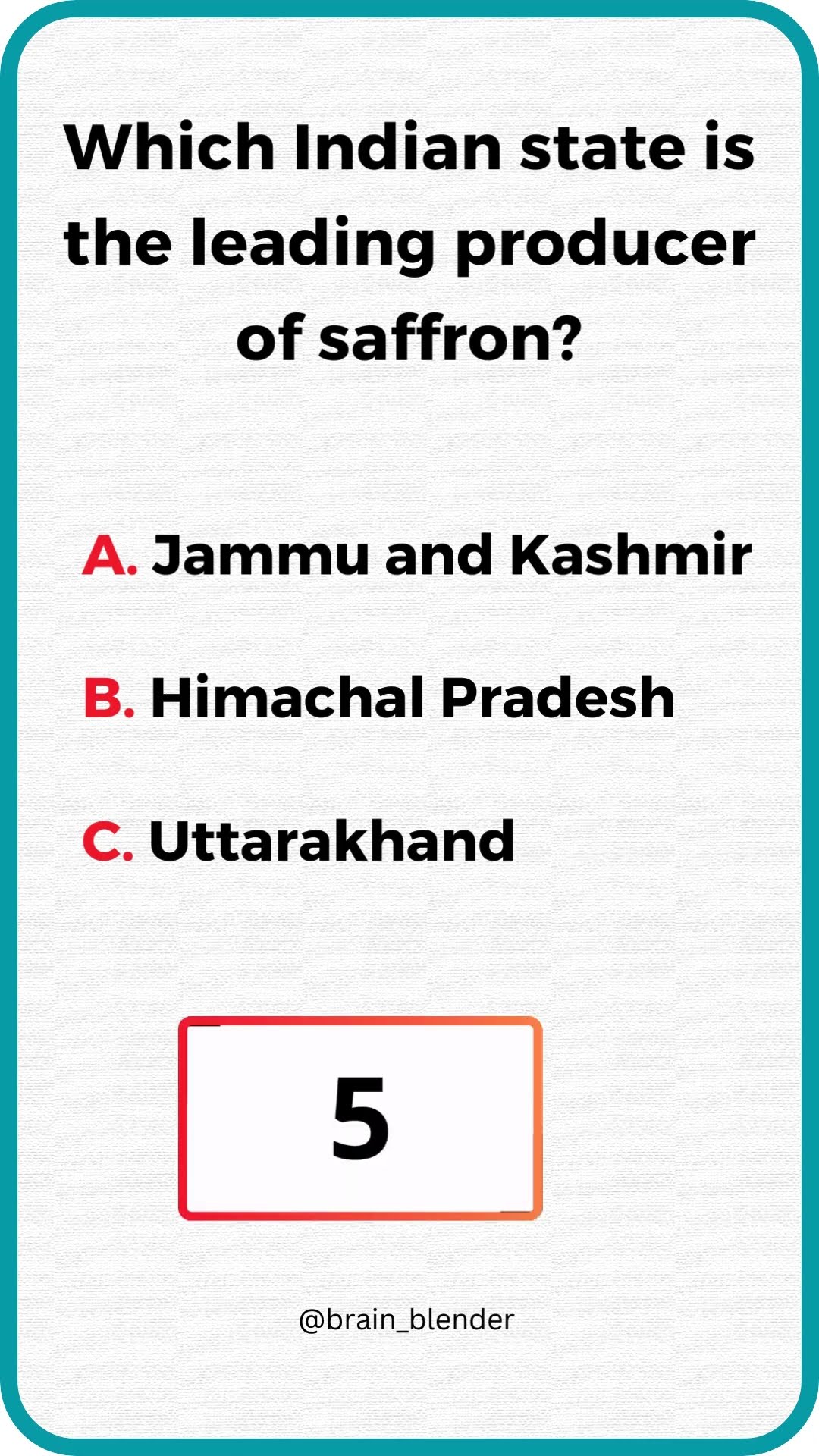 Which Indian State Is The Leading Producer Of Saffron shorts short Which Indian State Is The Leading Producer Of Saffron shorts short