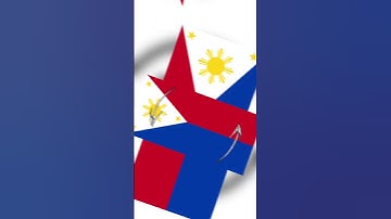 Correct way to hang the Philippines flag vertically #shorts