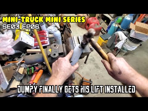 (SE03 EP06) Dumpy gets a 2 inch lift. Suzuki Carry Mini Dump truck 2" lift install