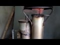 BIOLEXIS Prototype 1 Burner Continuous Rice Husk Gasifier