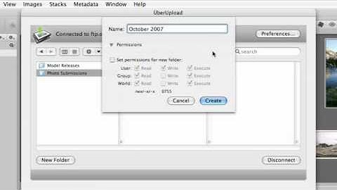 ÜberUpload for Aperture: FTP/SFTP Uploader Plug-in