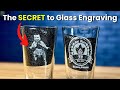 The Key to Engraving Glass on a Diode Laser