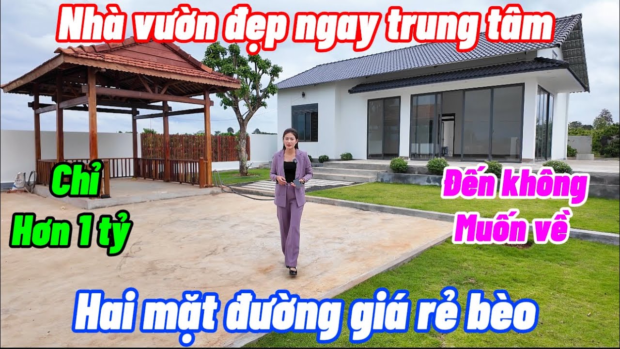 SIÊU PHẨM NHÀ VƯỜN rẻ như cho . Đẹp mê mẩn vào là không muốn ra . Ngay trung tâm giá bèo