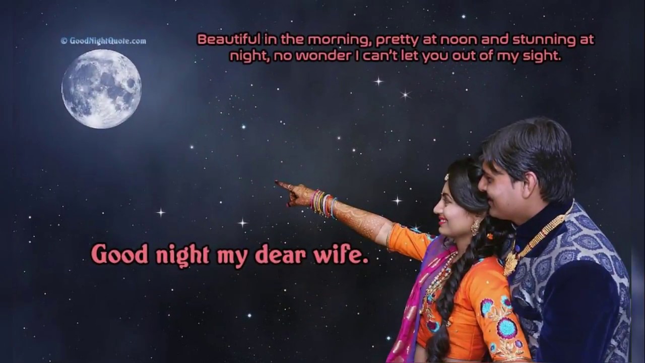 Good Night Status Video for Wife or Lover - YouTube