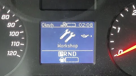 How to access the "Workshop" menu in a Sprinter