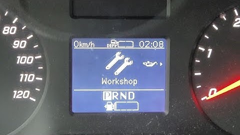 How to access the "Workshop" menu in a Sprinter