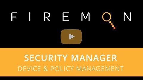 New Security Manager Version 7.0